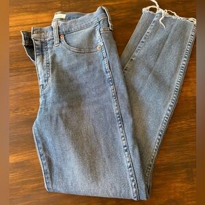 Madewell 10” hi rise skinny
